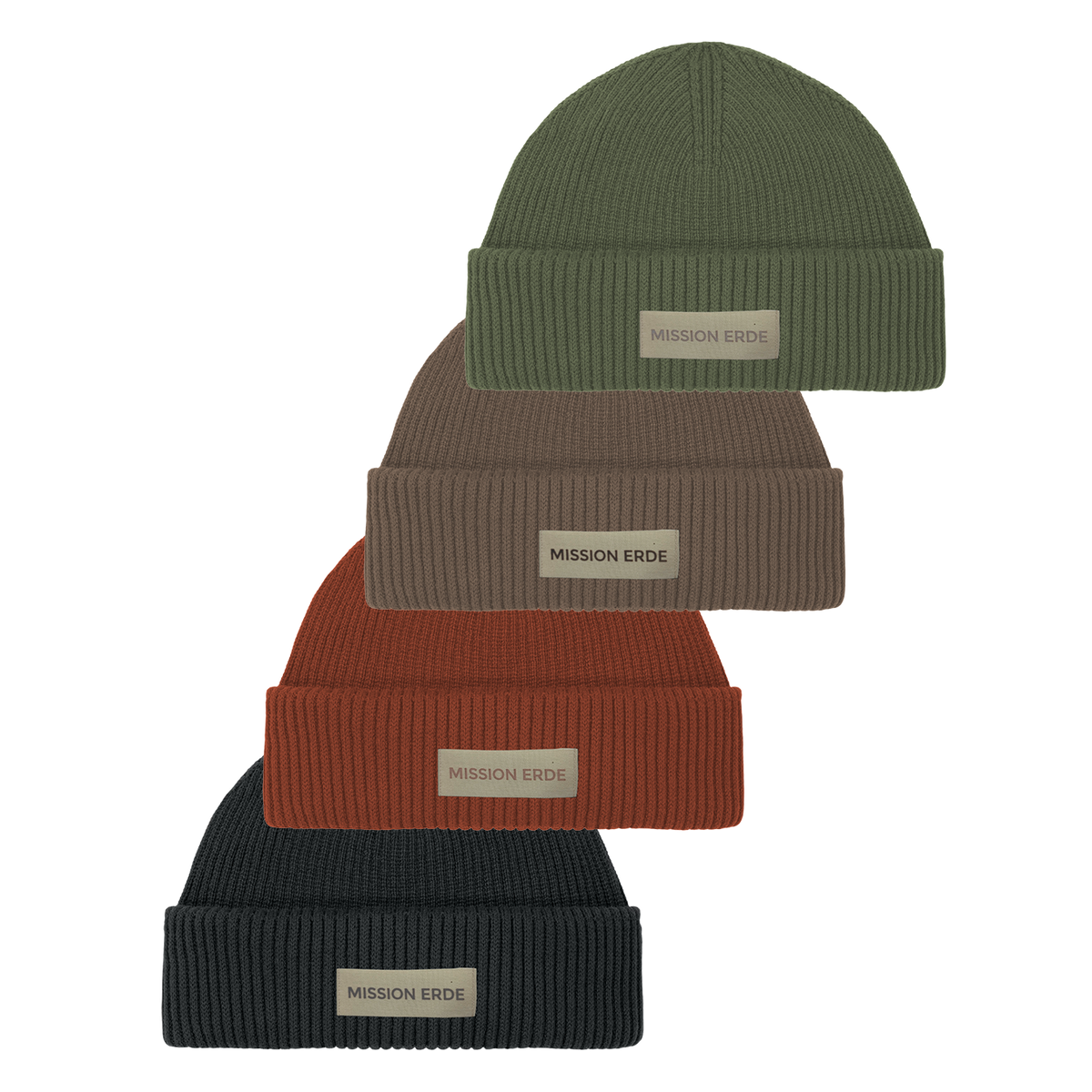 Fisherman Beanie "Mission Erde" Label