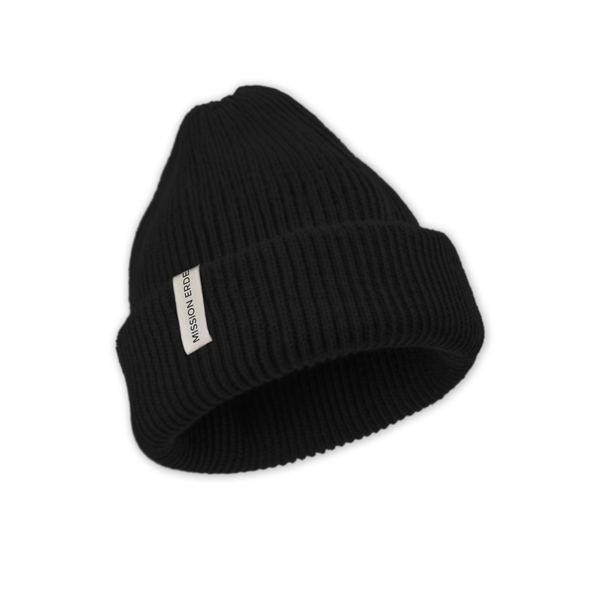 Beanie "Mission Erde" Label soft-rib