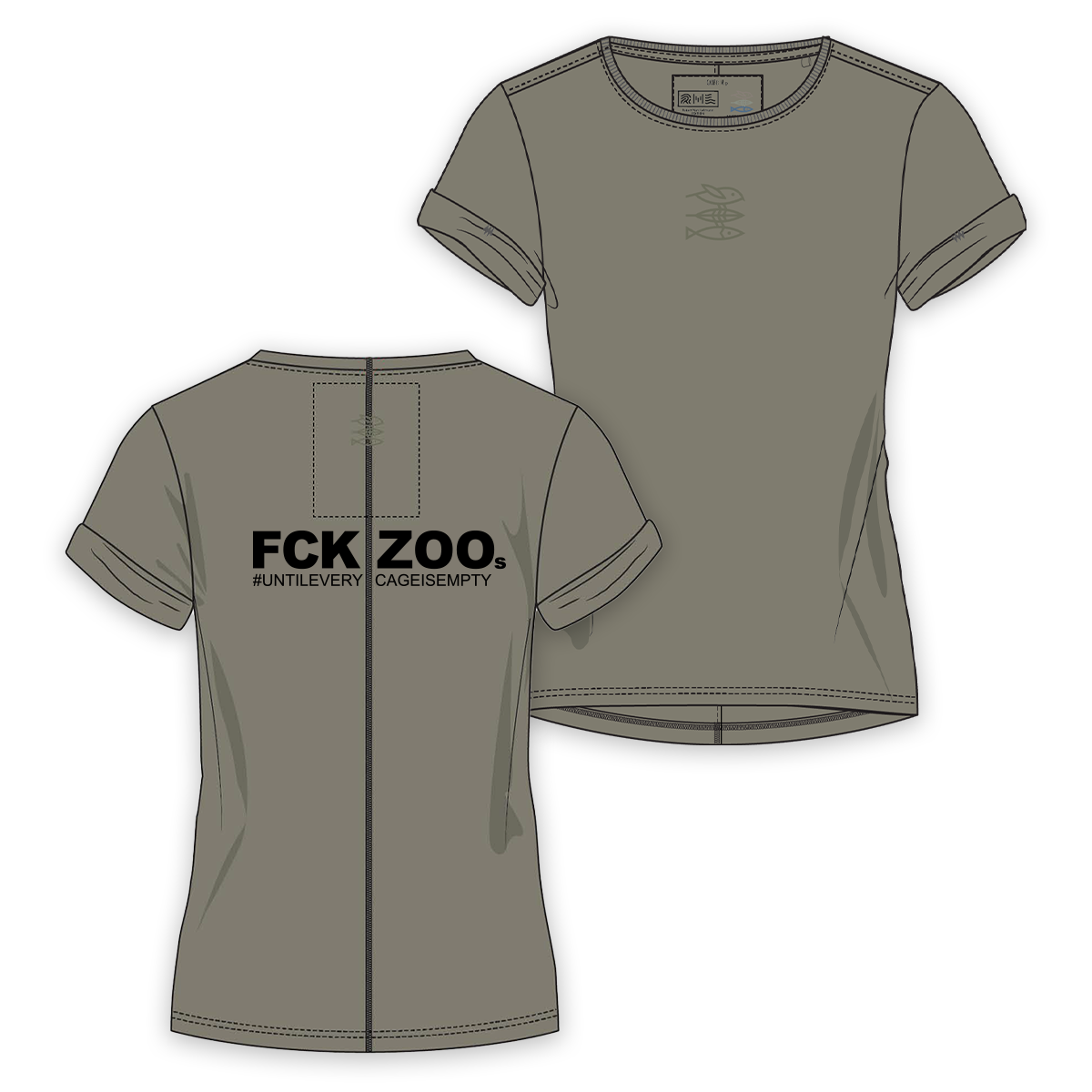 T-Shirt Women "FCK ZOOs"