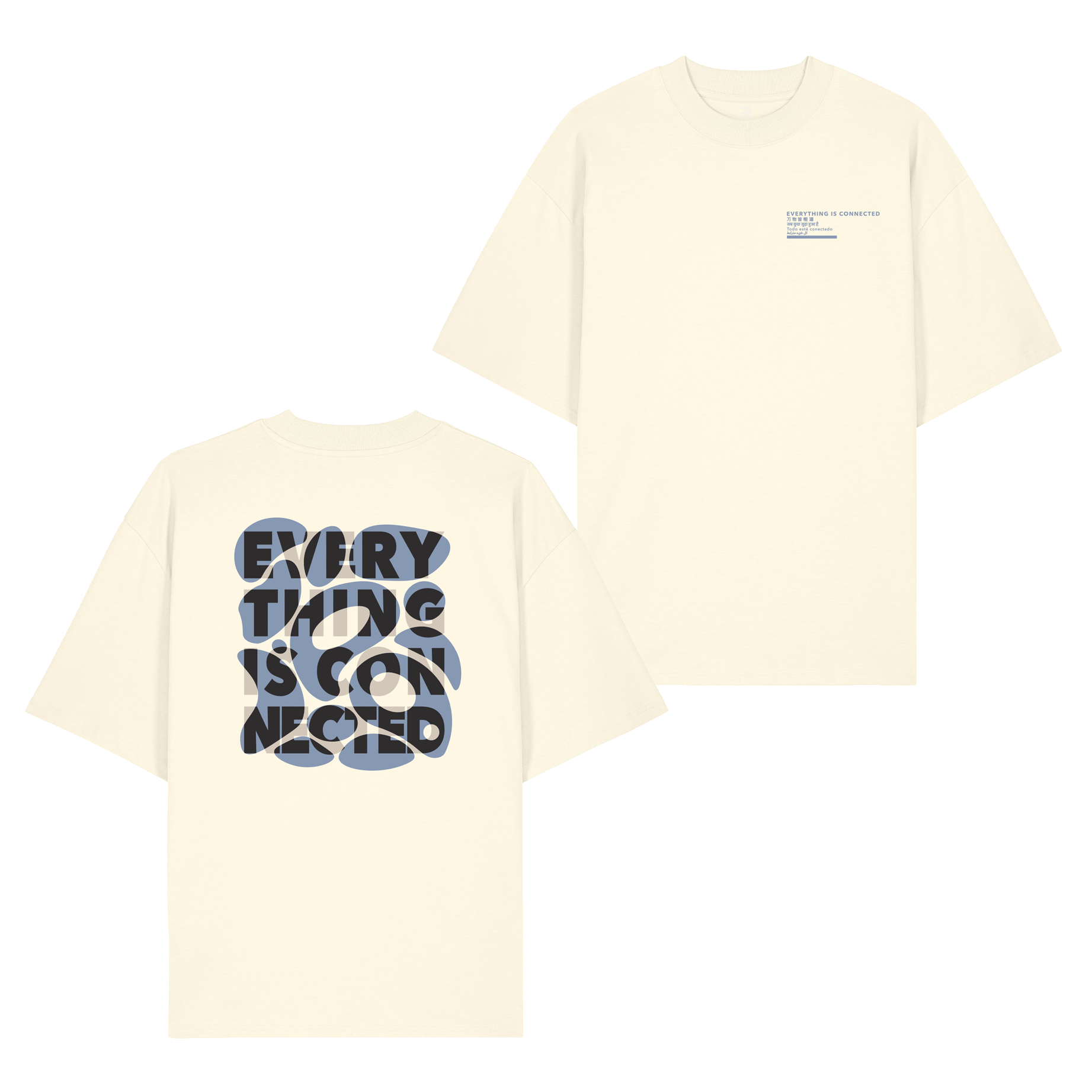 Unisex T-Shirt "Everything is connected - Aqua"