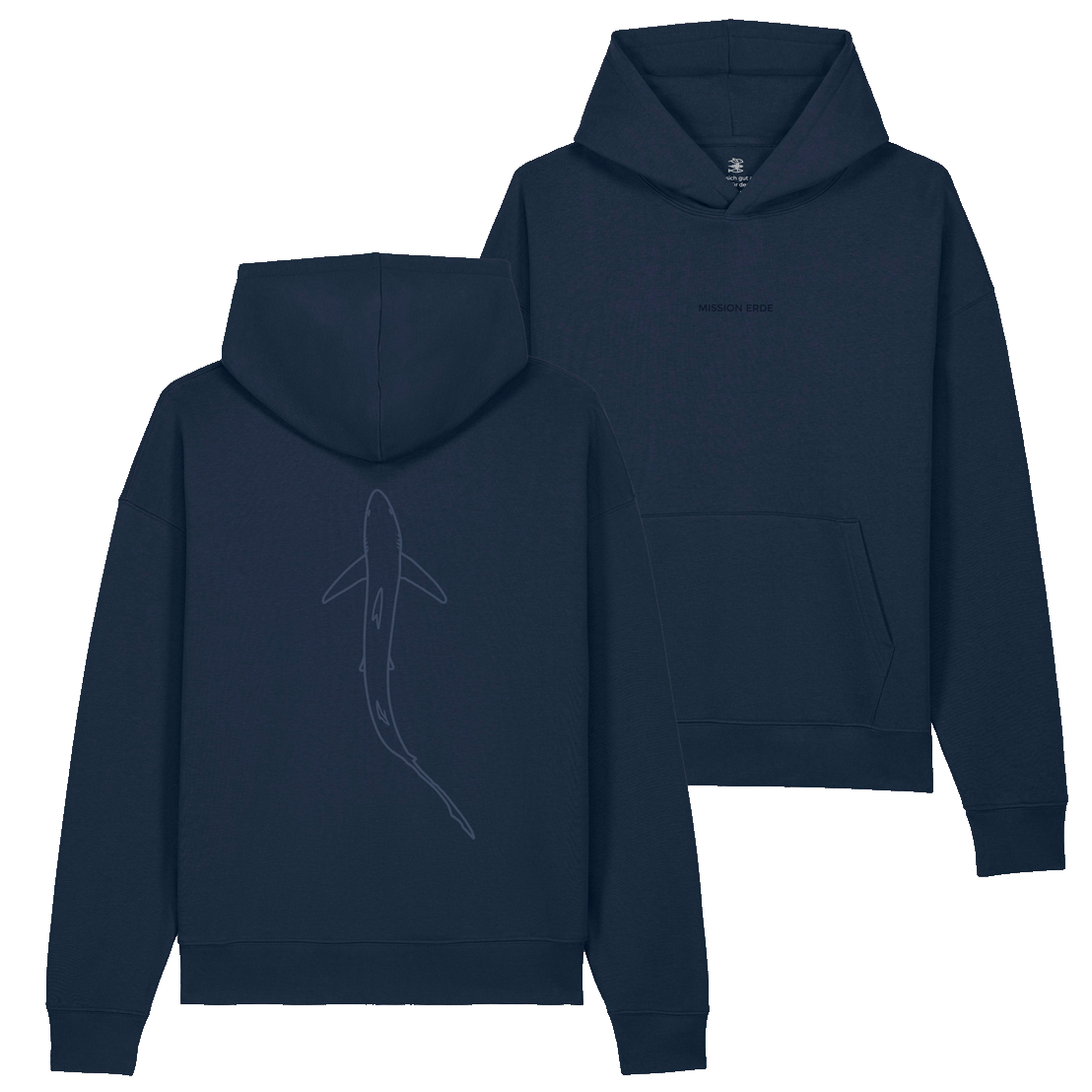 Hoodie "Mission Blauhai"