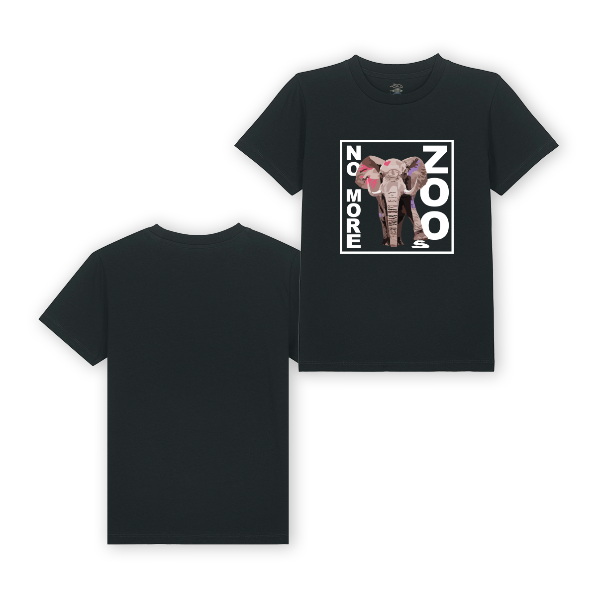 Kinder T-Shirt "NO MORE ZOOs" Elefant