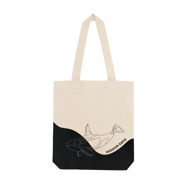 Bio-Baumwolltasche "Orca" black