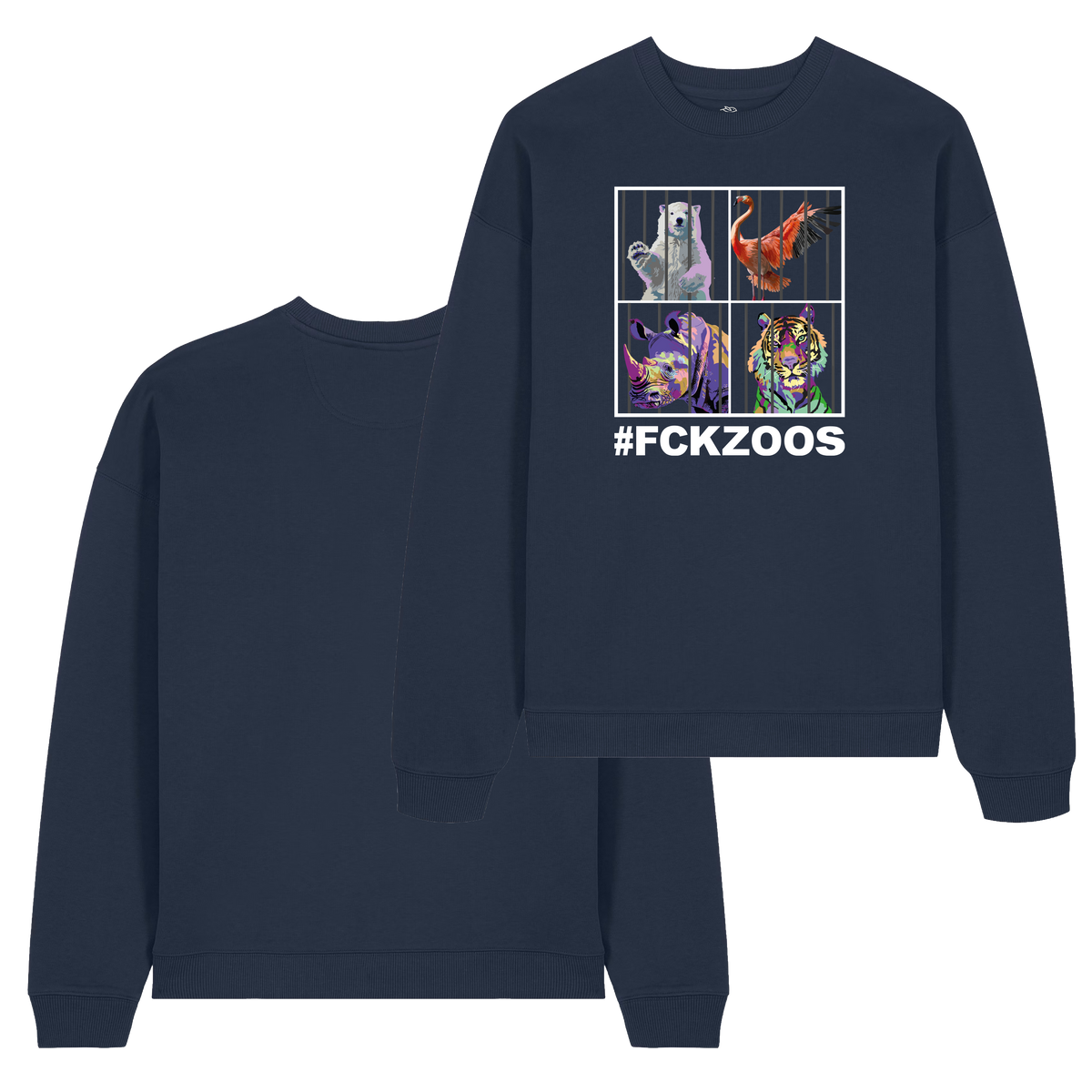 Unisex Oversize Sweatshirt "FCK Zoos"