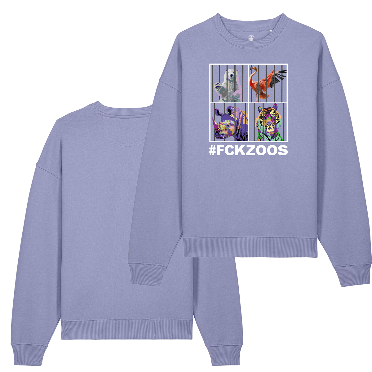 Unisex Oversize Sweatshirt "FCK Zoos"