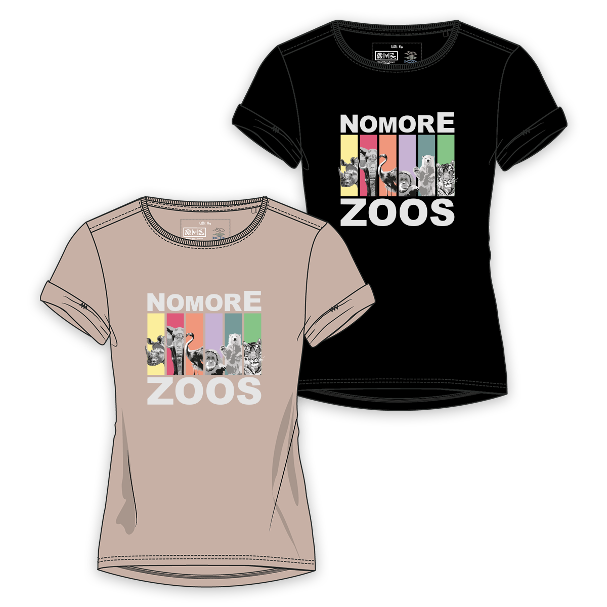 T-Shirt Women "No more Zoos" Edition