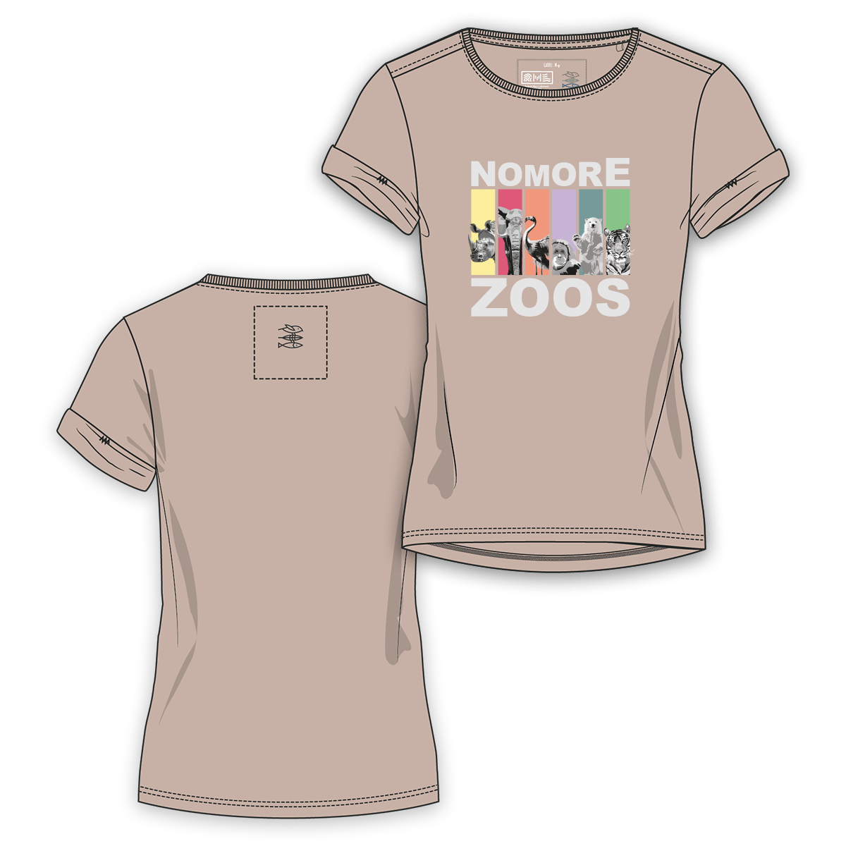 T-Shirt Women "No more Zoos" Edition