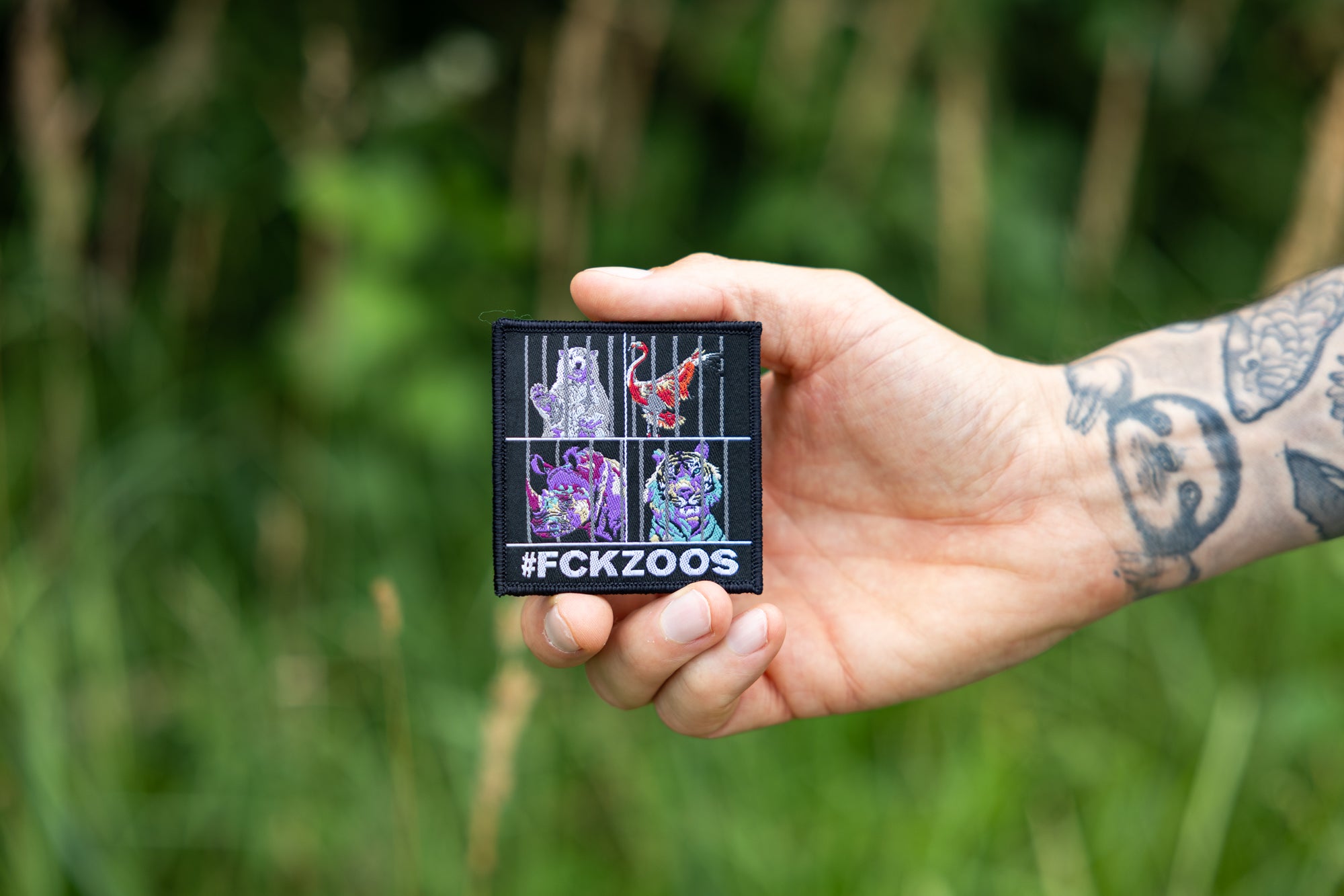 Patch "FCK ZOOs"