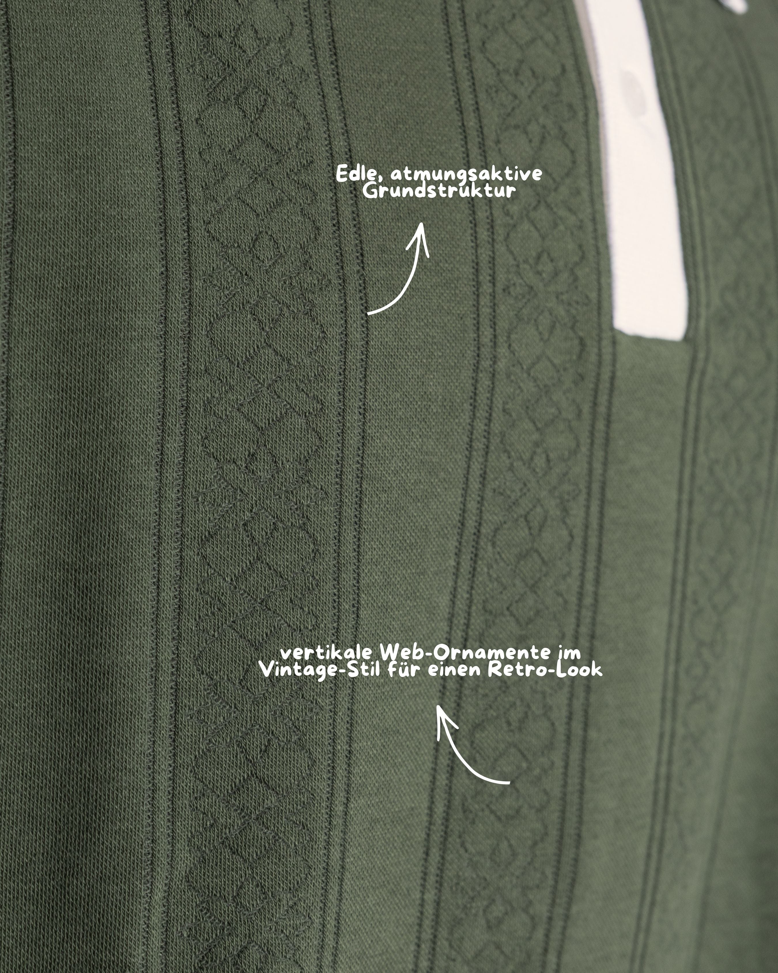 Unisex Poloshirt "Mission Erde" green