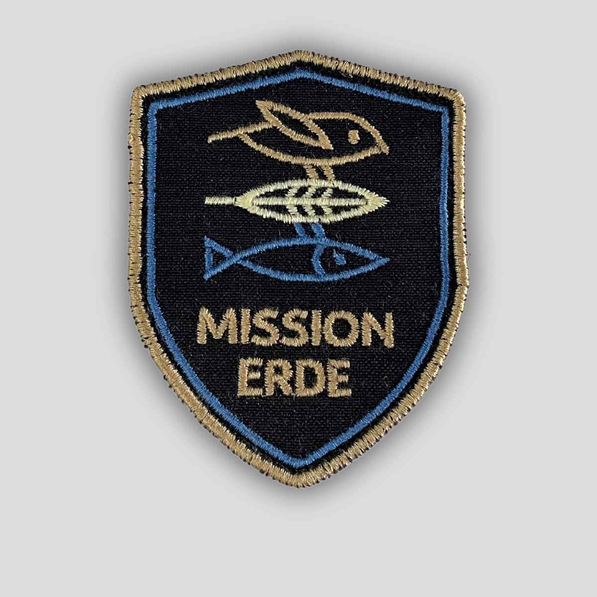 Patch "Mission Erde" Original-Farbvariante