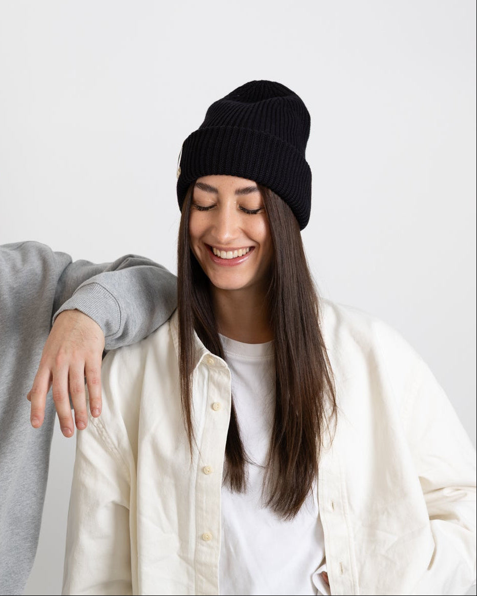 Beanie "Mission Erde" Label soft-rib