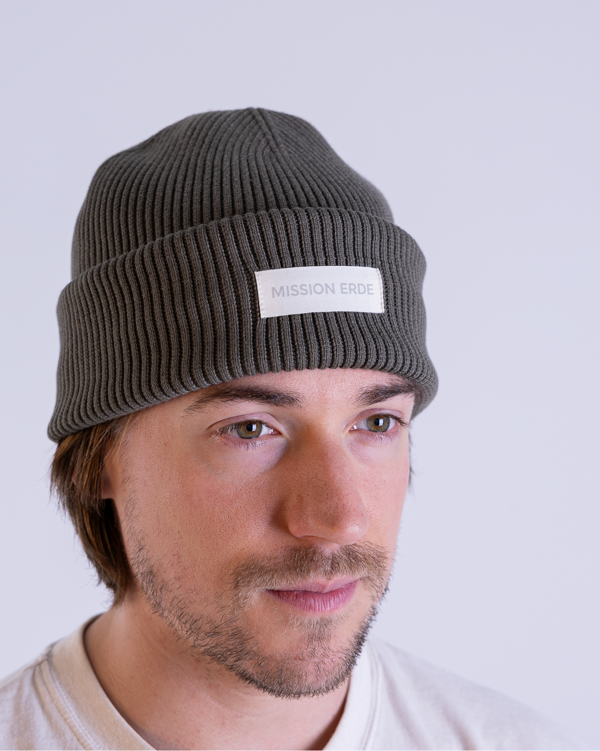 Fisherman Beanie "Mission Erde" Label