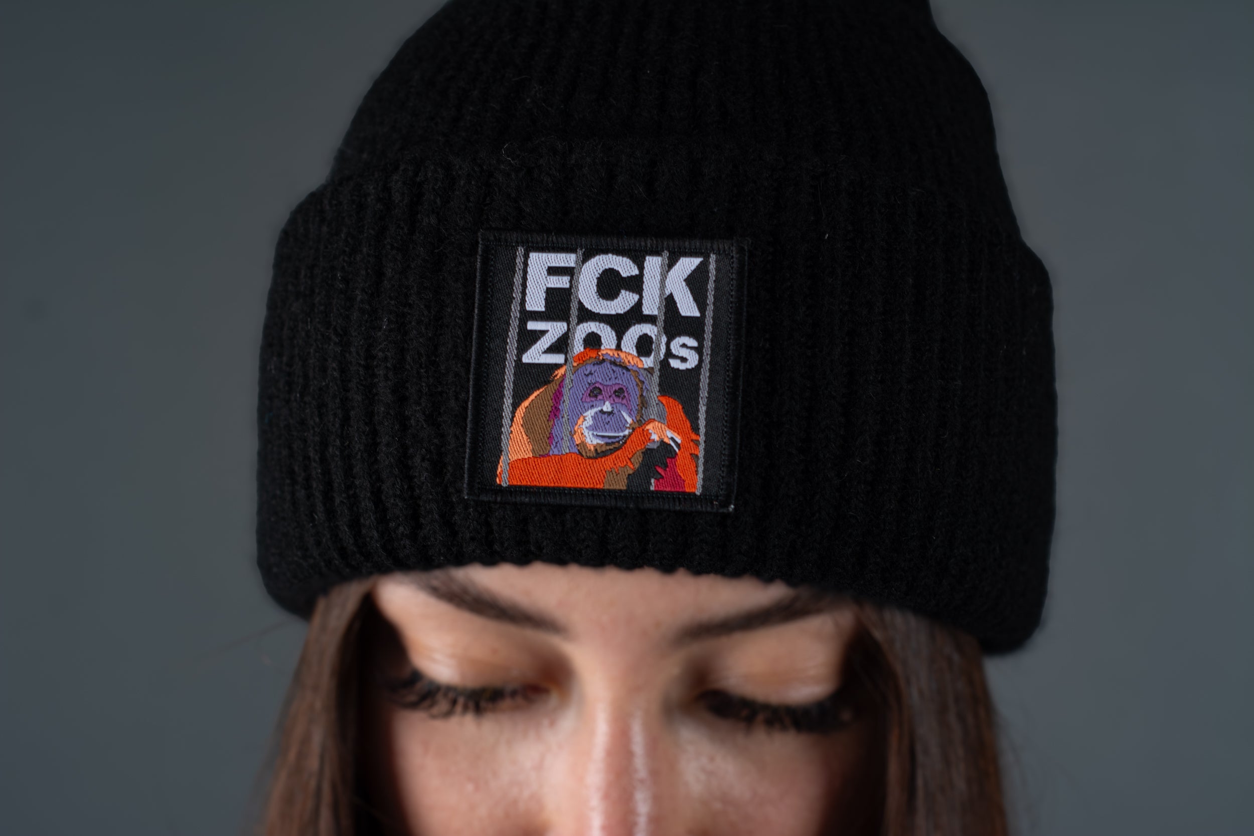 Beanie "FCK ZOOs" soft-rip