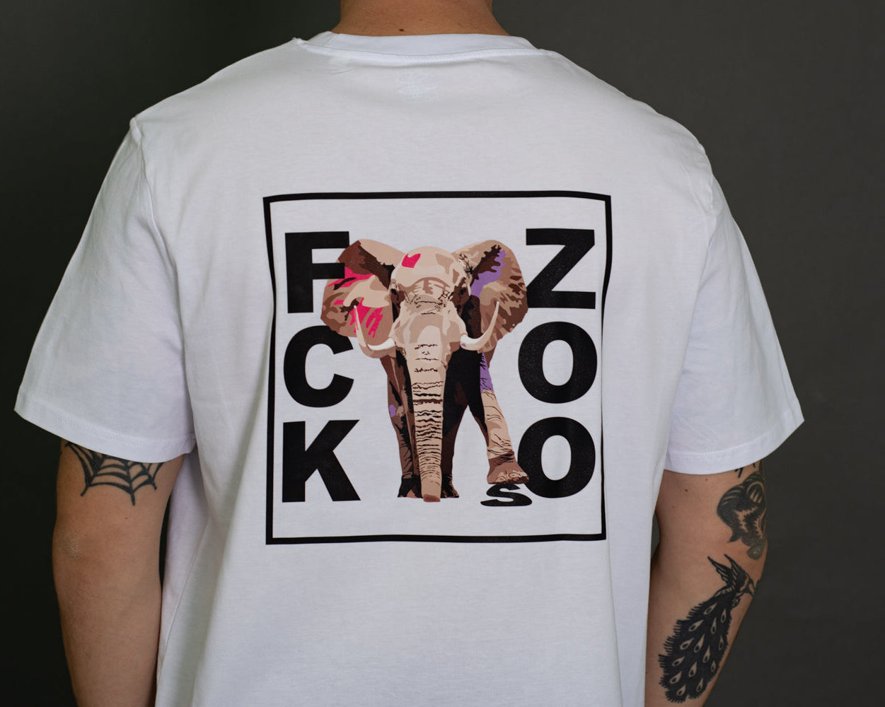T-Shirt "FCK ZOOs" Elefant