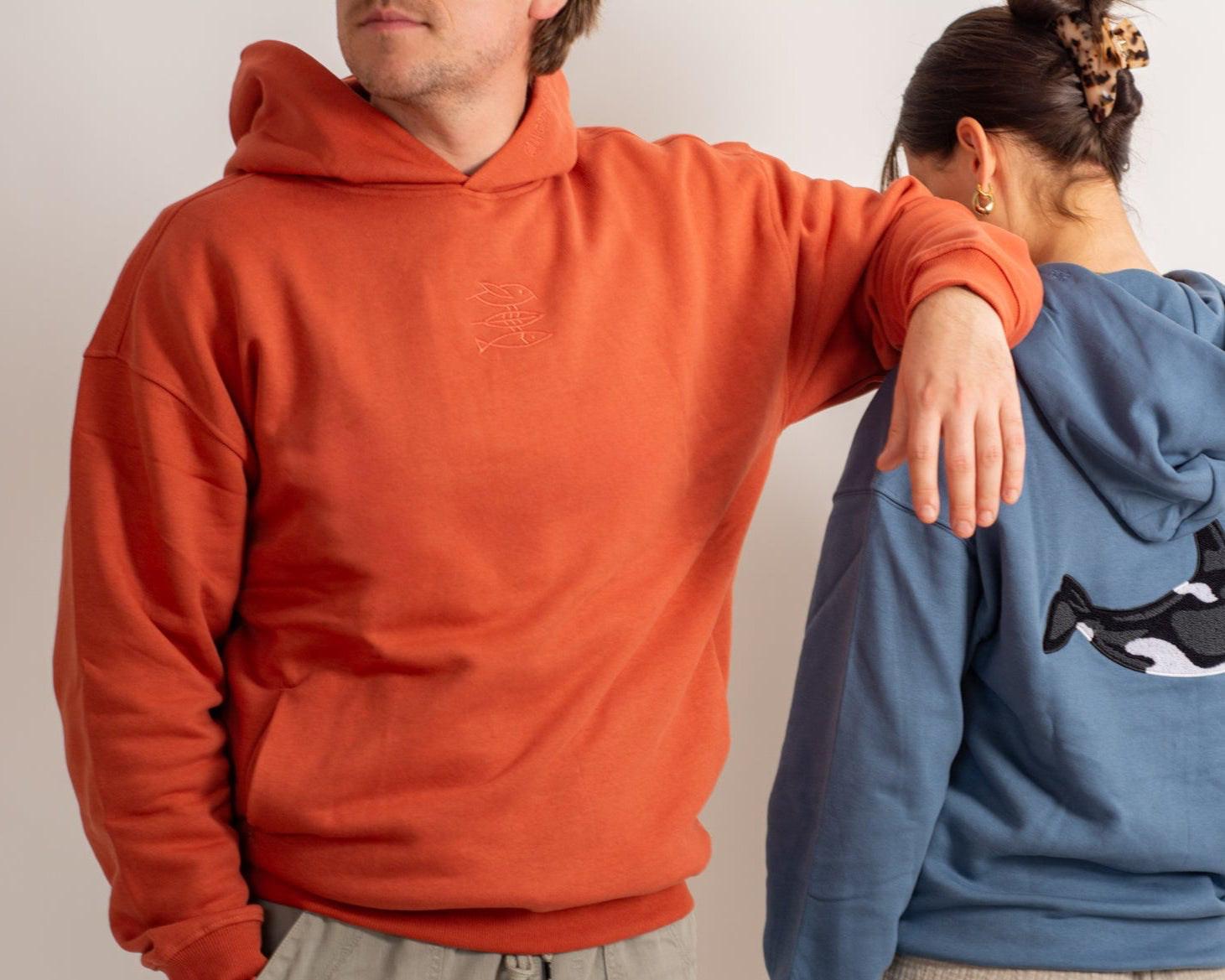 Hoodie Unisex "Mission Erde" brick