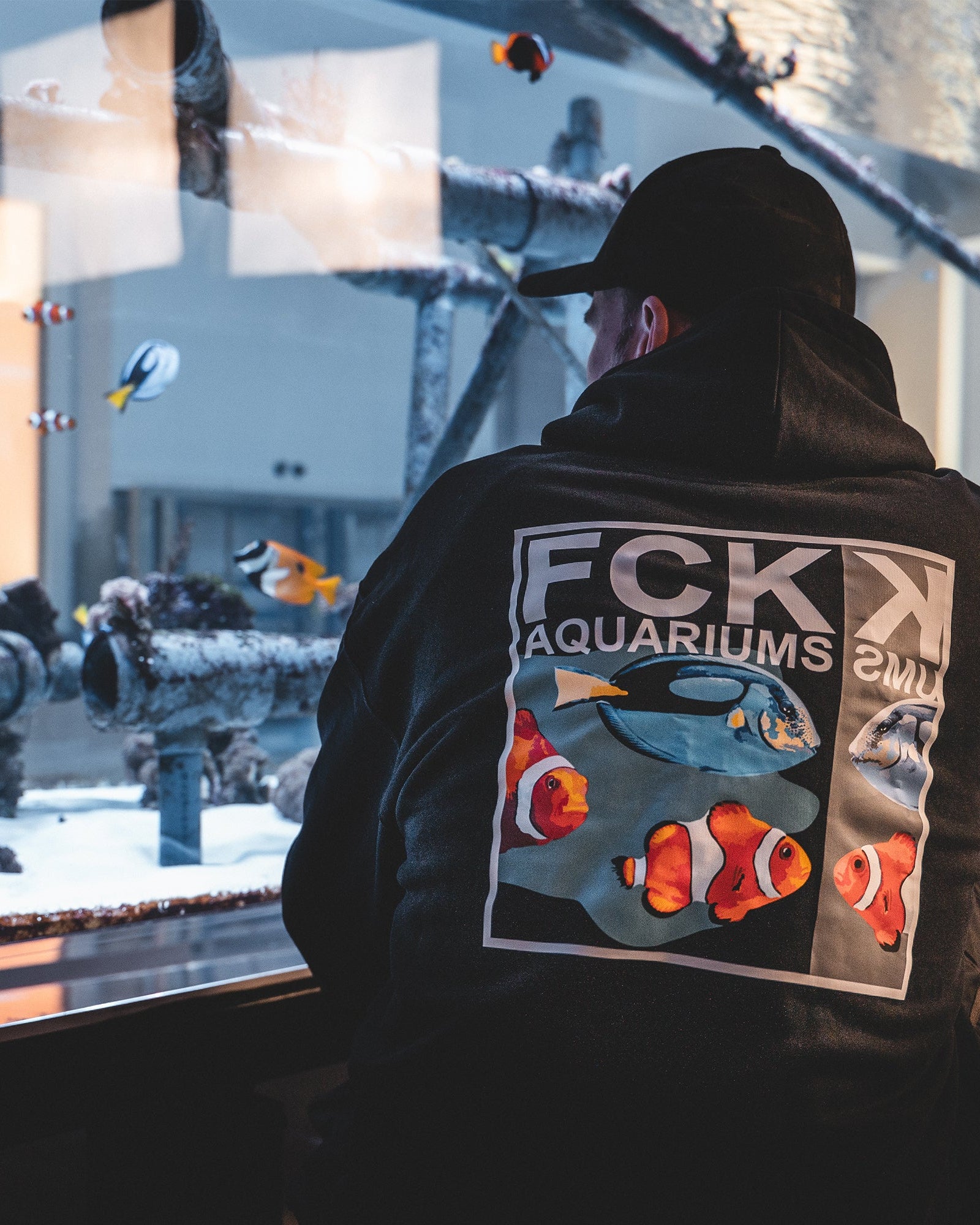 Hoodie "FCK AQUARIUMs" Nemo