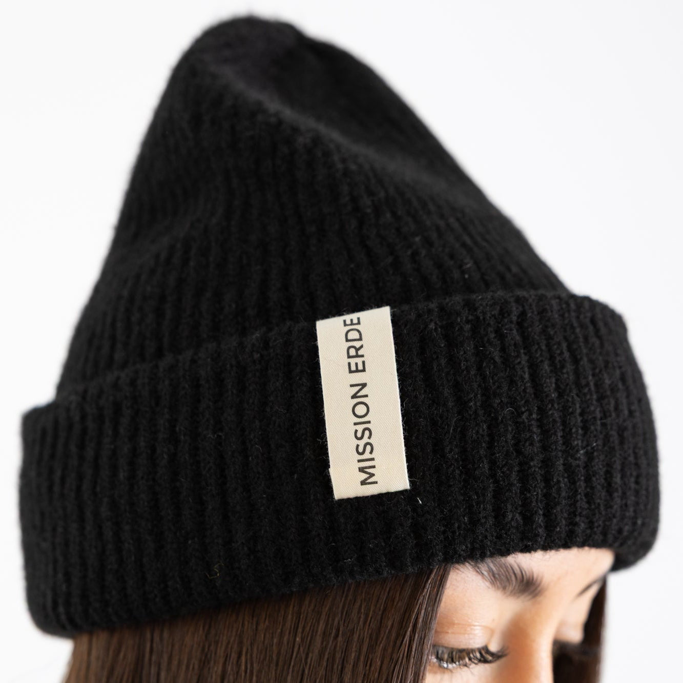Beanie "Mission Erde" Label soft-rib