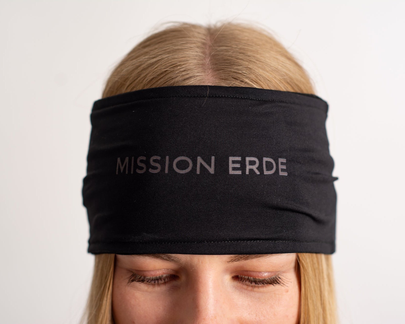 Sportstirnband "Mission Erde" black
