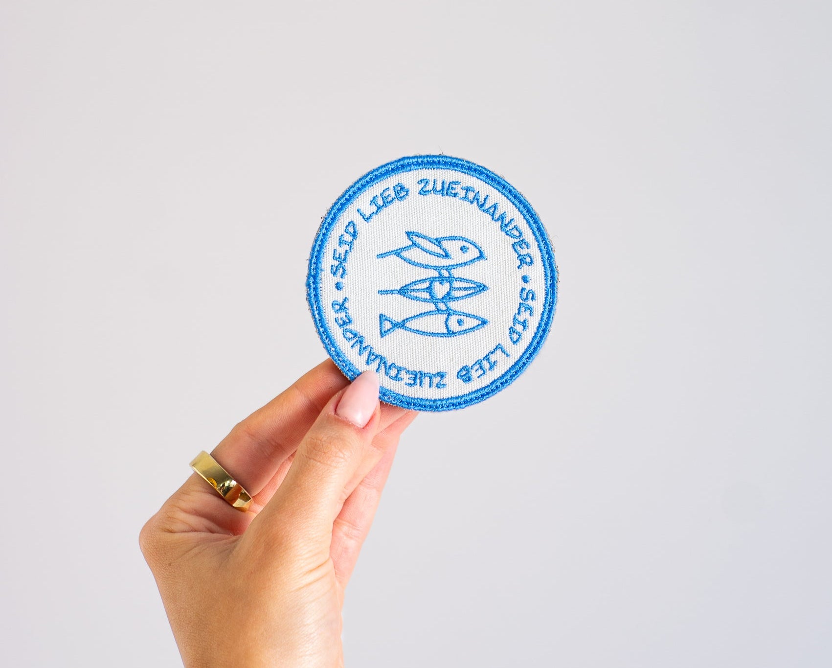 Patch "Seid lieb zueinander"