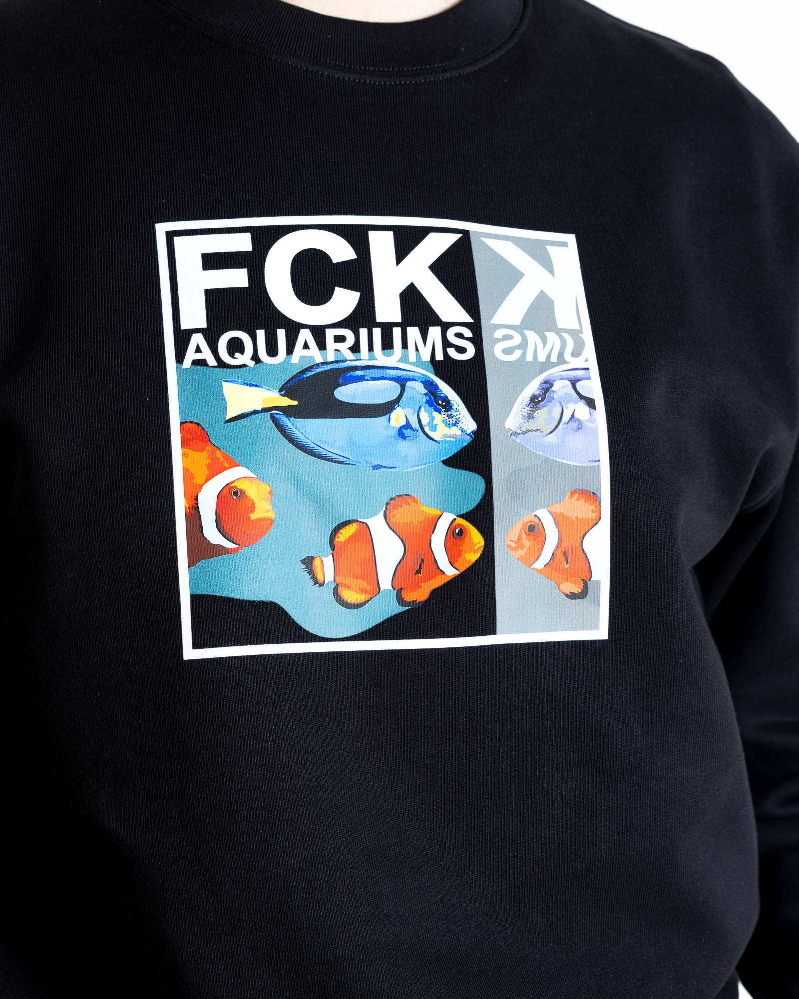 Unisex Sweatshirt "FCK AQUARIUMs" Nemo