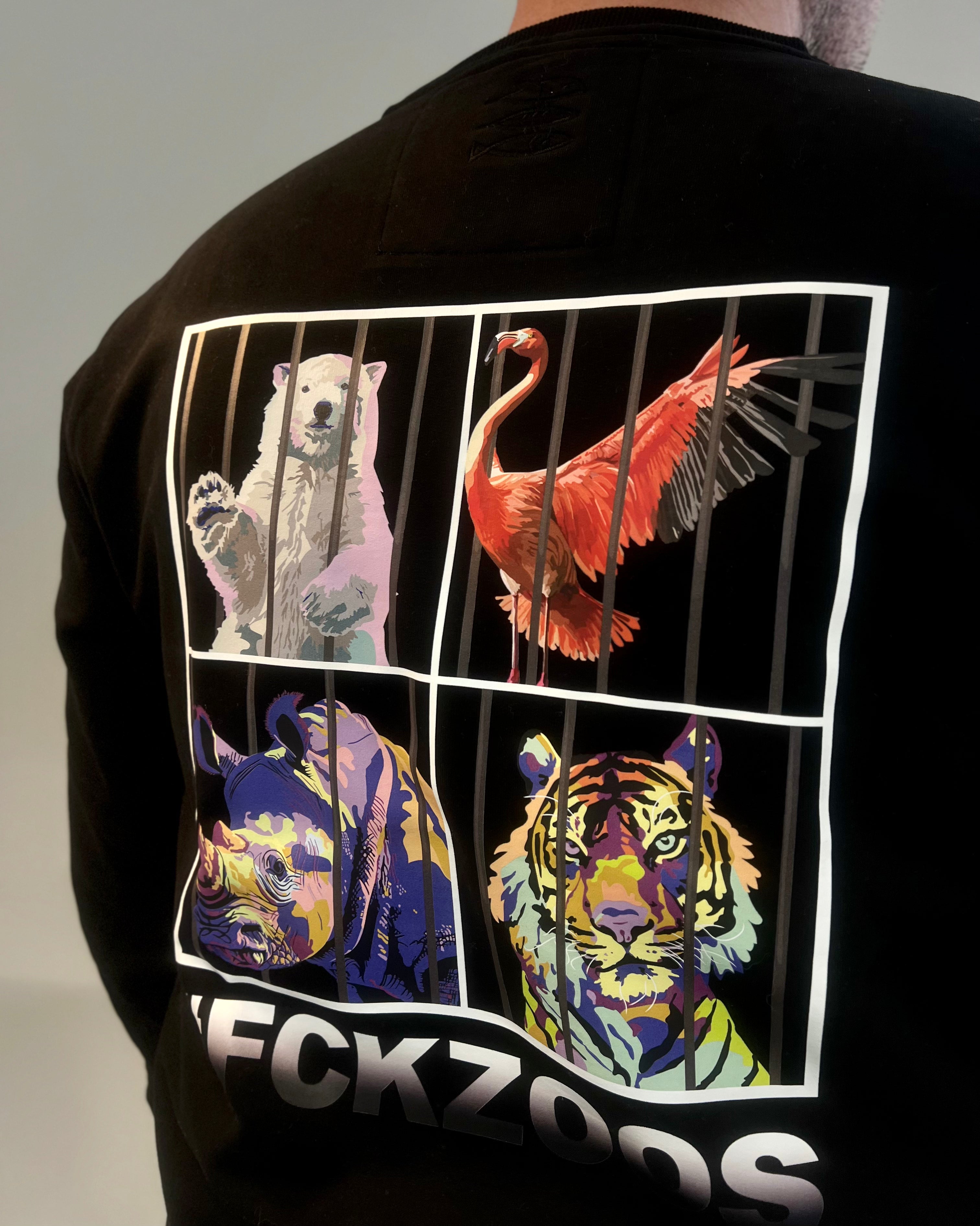 Unisex Sweatshirt "Mission Erde x FCK ZOOs Spezial Edition" black