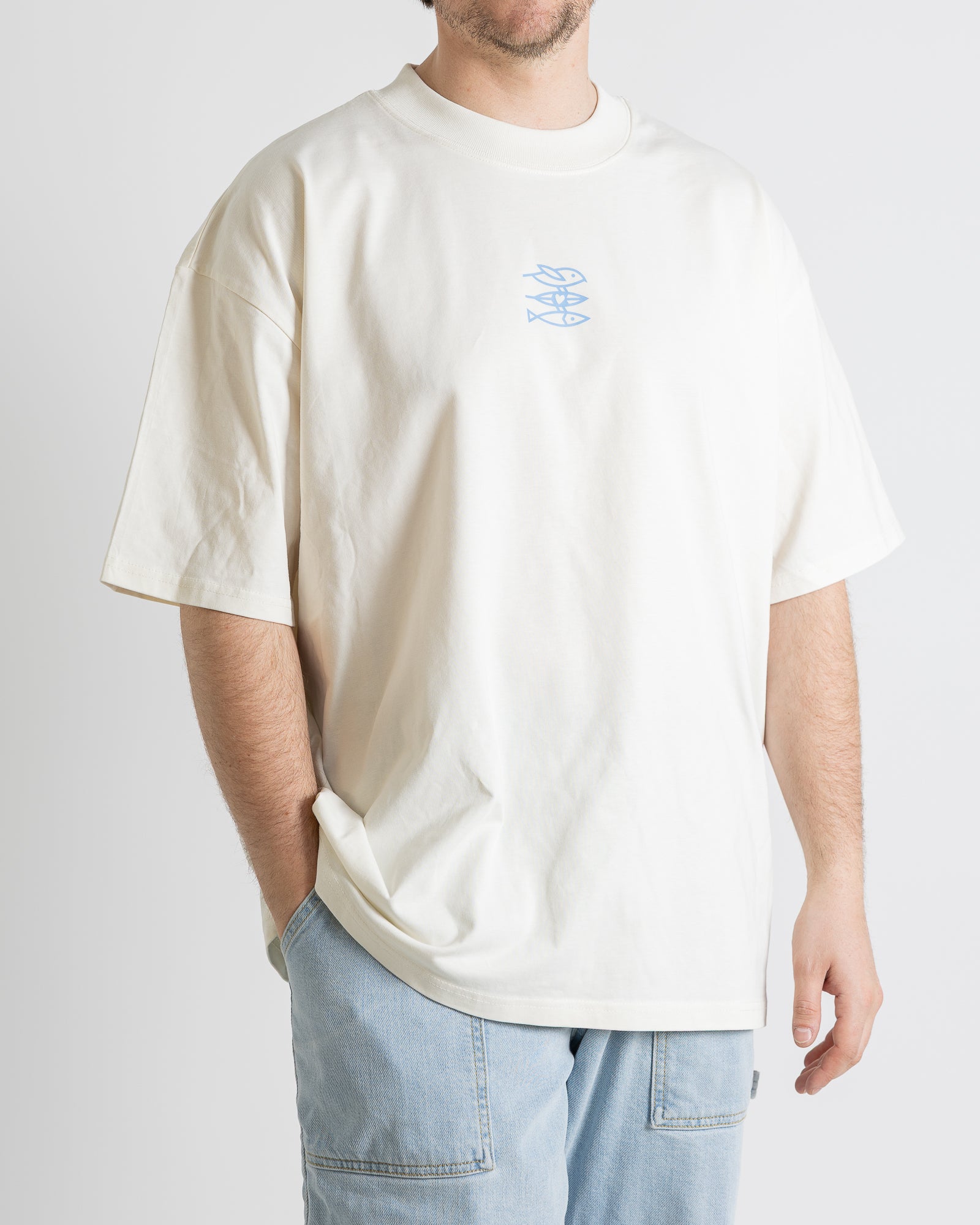 T-Shirt Unisex "Seid lieb zueinander" cream