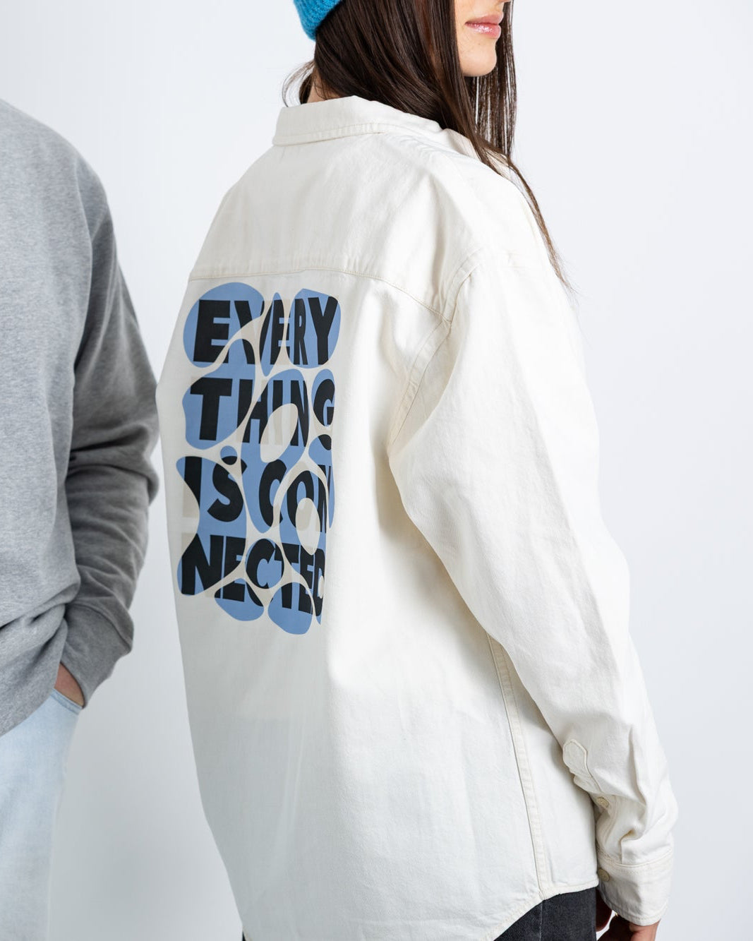 Hemd "Everything is connected - Aqua"