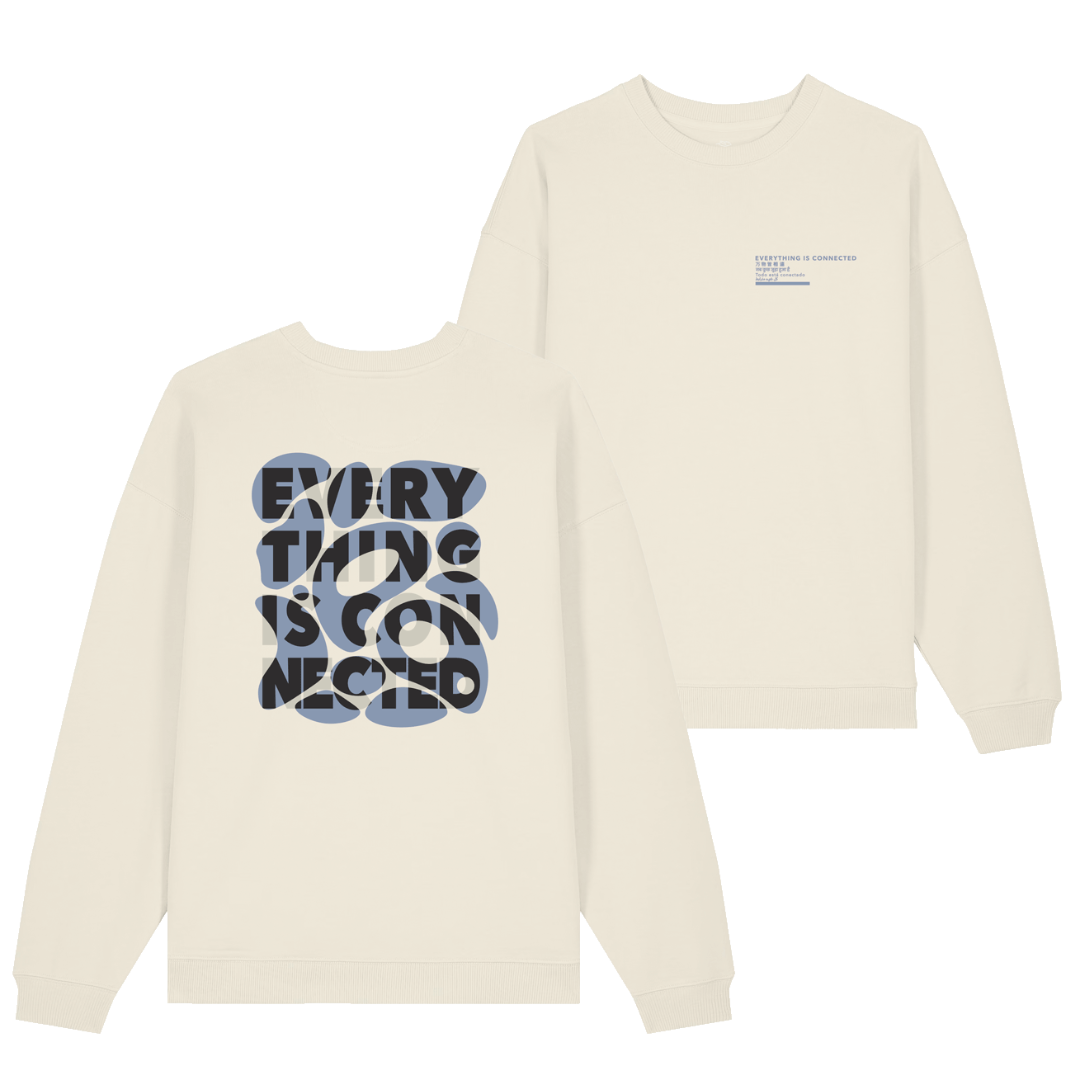 Unisex Sweatshirt "Everything is connected - Aqua"