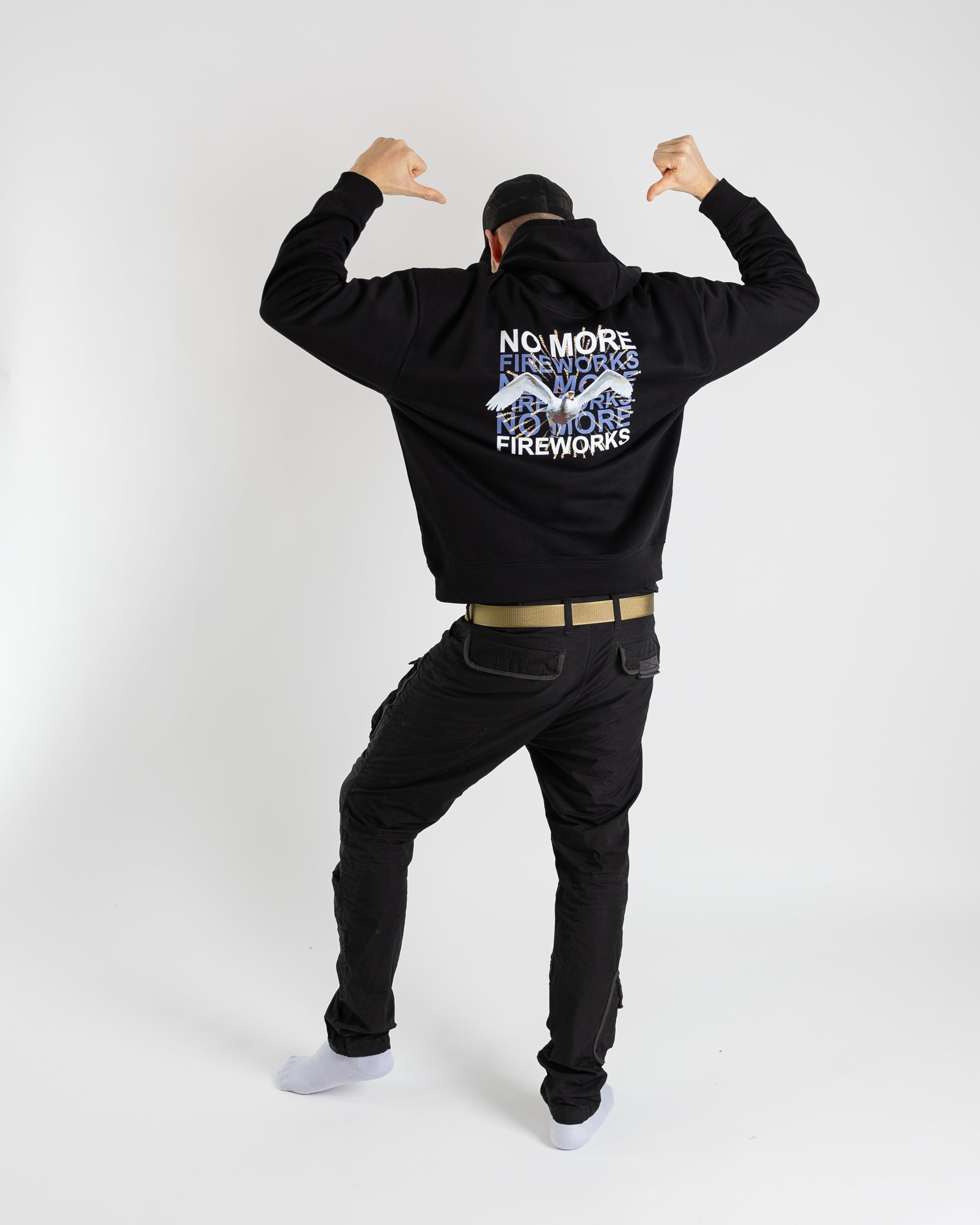 Hoodie "NO MORE FIREWORKS" New Year's Edition