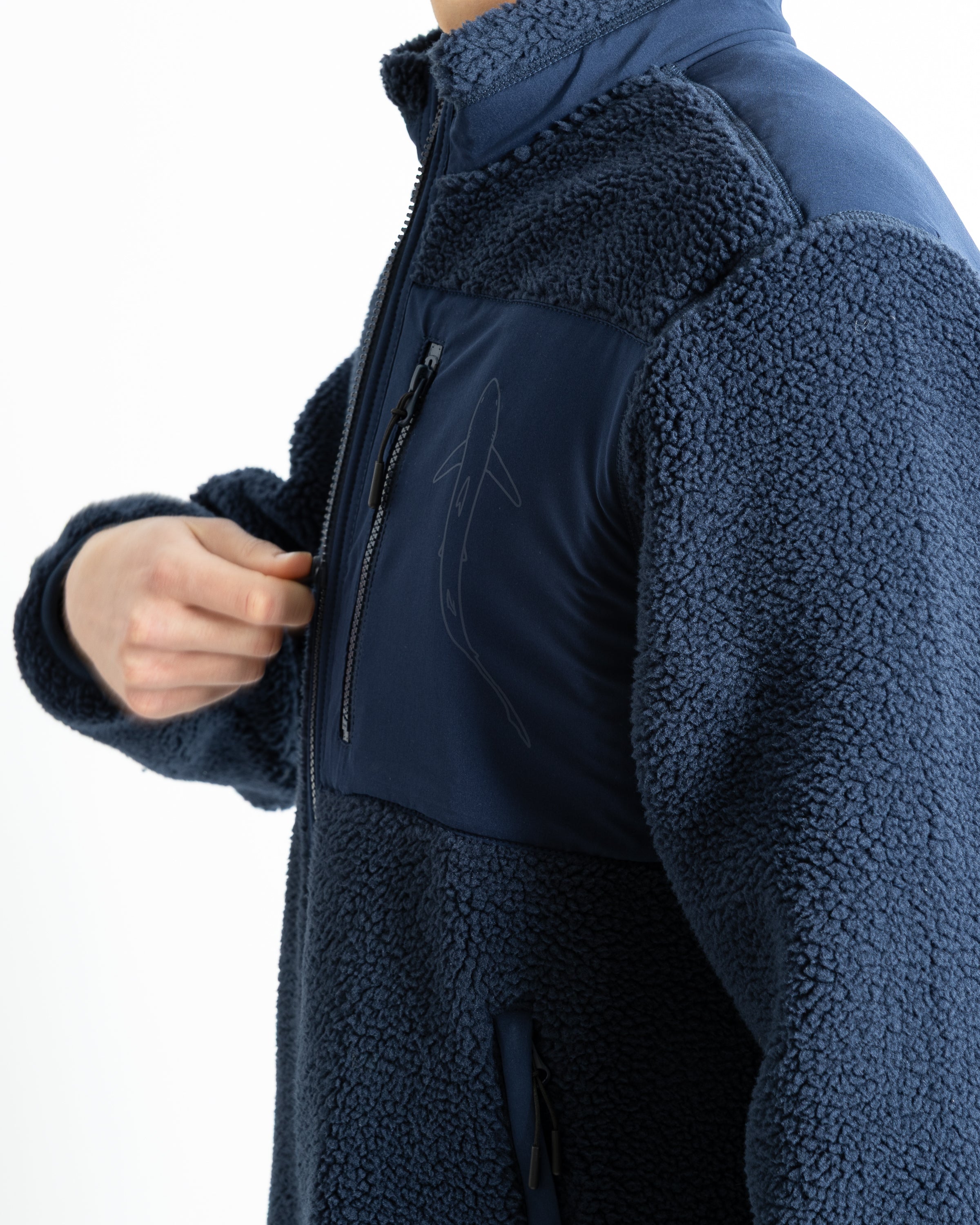 Sherpajacke "Mission Blauhai"