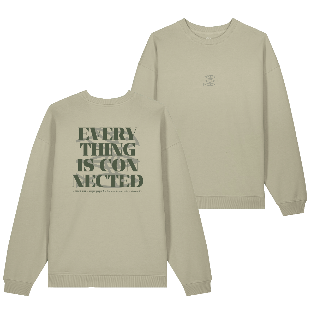 Unisex Sweatshirt "Everything is connected x Mission Erde"