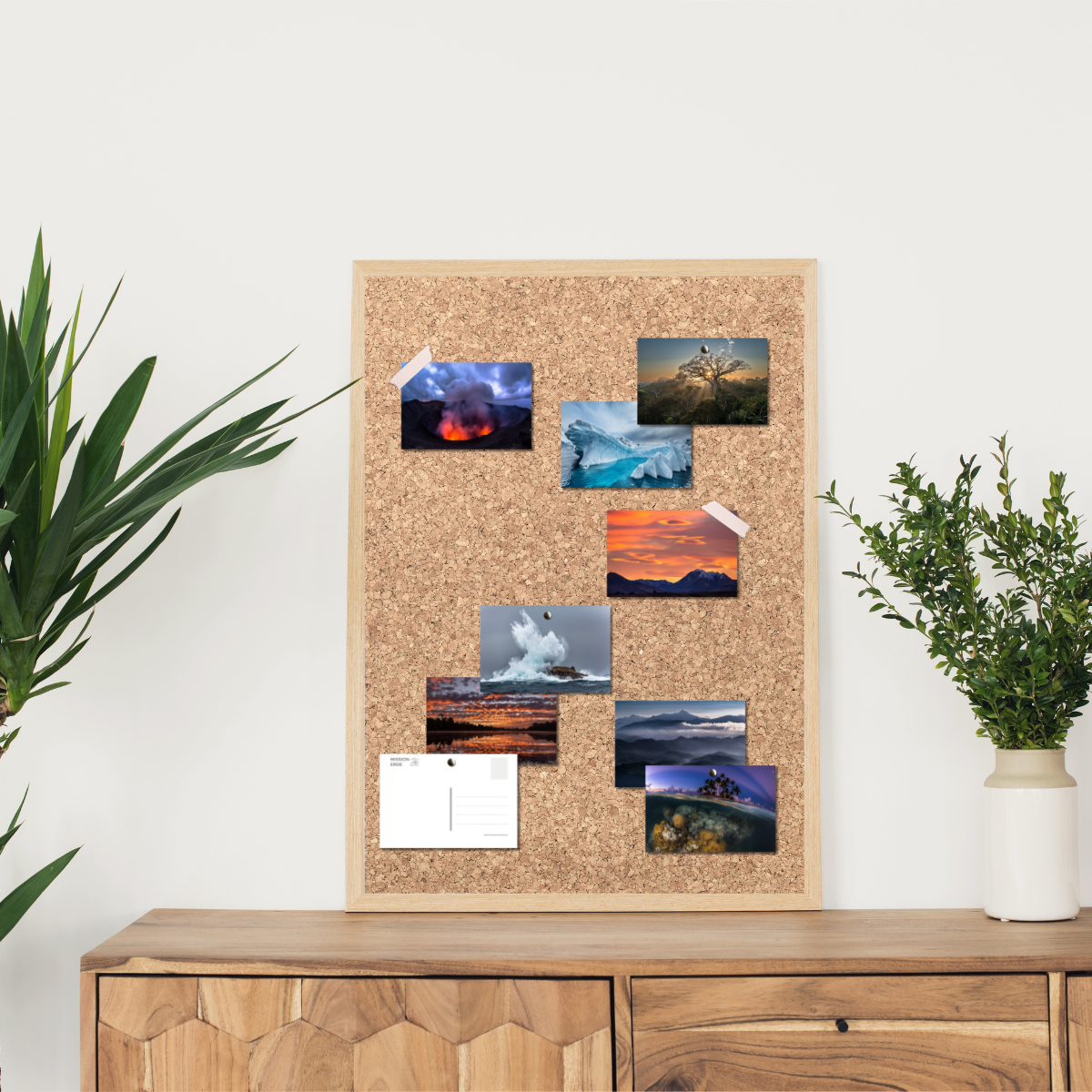 Postkarten/Minibilder 8er Set "Landschaften"
